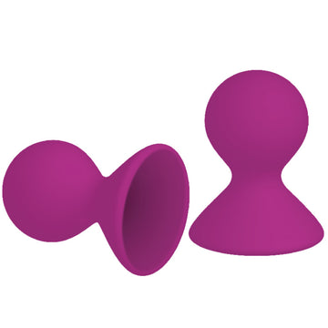 Dual Silicone Masseuse for Nipples and Clitoris – Purple