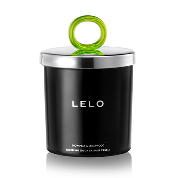 Lelo Snow Pear & Cedarwood Flickering Touch Massage Candle