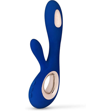 Lelo Soraya Wave Midnight Blue Dual Action Vibrator – WaveMotion Tech