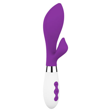 Achelois Rechargeable Purple Vibrator – 10-Speed Silicone Wand