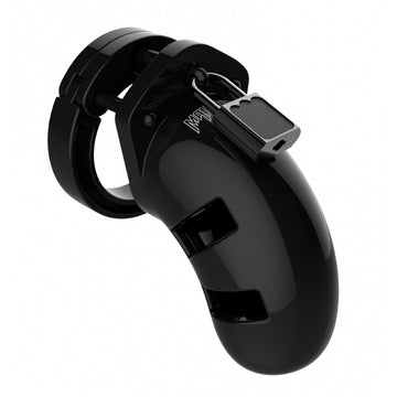 Man Cage 01 Male Black Chastity Cage 3.5 Inch – Lightweight & Secure