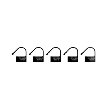 Man Cage Black Spare Locks Pack of 5 – Replacement Locks for Chastity Cages