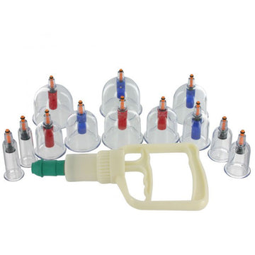 Master Series 12-Piece Vacuum Cupping Set – Adjustable Sizes for Skin Therapy
