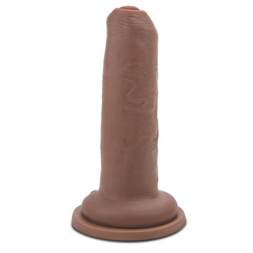 Me You Us Uncut Ultra Cock 6" Dildo – Flesh Brown with Suction Cup