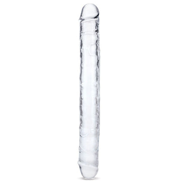 Me You Us Ultra Double Dildo 15" Clear – Flexible Dual Shaft