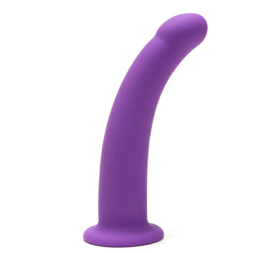 Me You Us 7" Curved Purple Silicone Dildo – Realistic & Harness Ready
