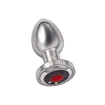 Ass Sation Remote-Control Vibrating Butt Plug – Silver, 10 Functions