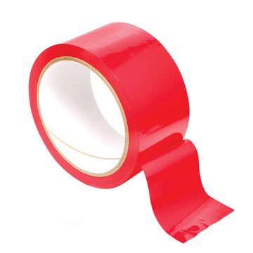 Bondage Tape Red 2-Inch Wide – Self-Cling, Painless & Vibrant Restraint Tape