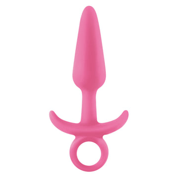 Firefly Prince Small Glow-in-the-Dark Silicone Butt Plug – Pink