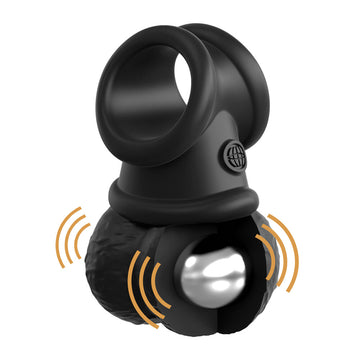King Cock The Crown Jewels Weighted Swinging Vibrating Balls – USB Rechargeable