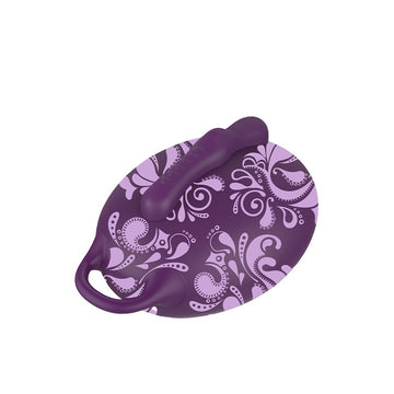 Bouncy Bliss Sit-On Vibrator Purple – Hands-Free with Remote Control & 10 Vibration Modes