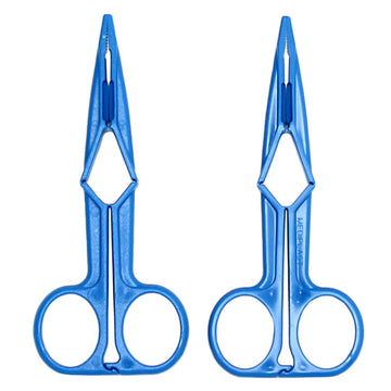 Blue Scissor Action Adjustable Nipple Clamps – Precise Pressure Control