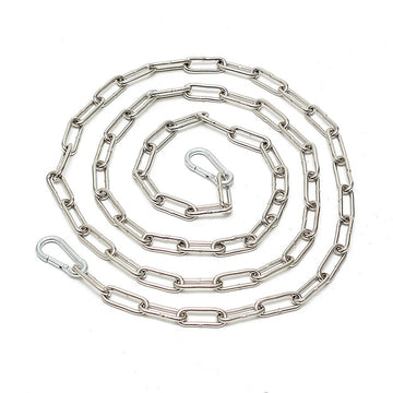200cm Bondage Chain with Steel Hooks – Heavy-Duty Fetish Restraint