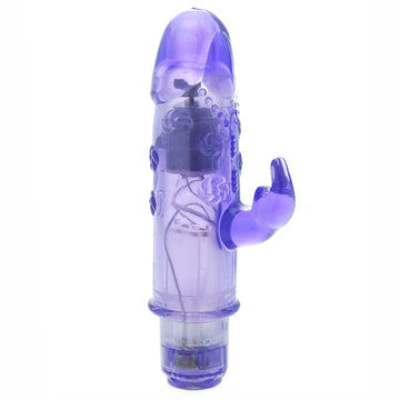 First Time Bunny Teaser 6" Waterproof Vibrator – 9 Function Rabbit Vibe