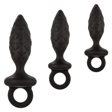 3-Piece Silicone Anal Training Kit – Tapered Butt Plugs for Beginners
