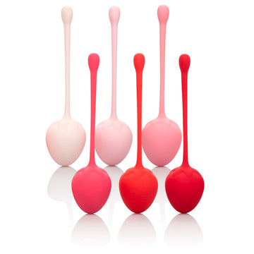 Strawberry Kegel Training Set – 6-Piece Weighted Pelvic Floor Exerciser