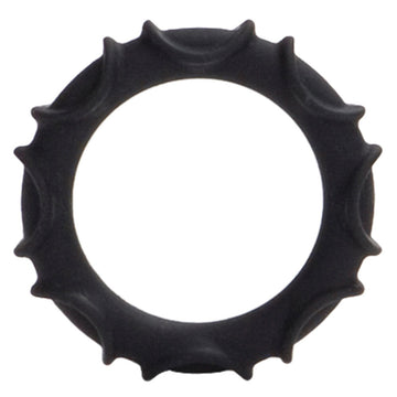 Atlas Black Silicone Stretchy Cock Ring – Comfortable Erection Enhancer
