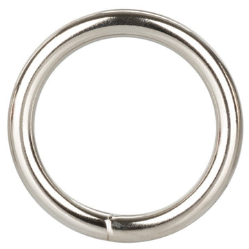 Medium Silver Cock Ring – Durable Metal Erection Enhancer