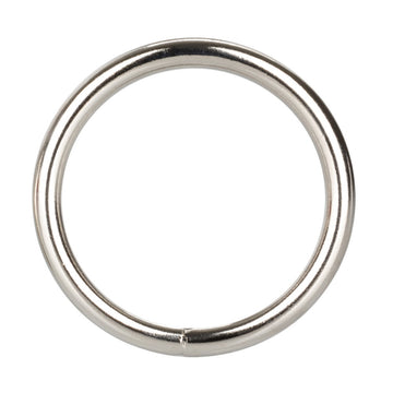 Large Silver Metal Cock Ring – Durable & Supportive Erection Enhancer