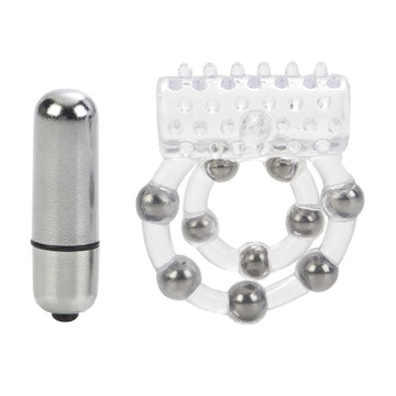 Maximus 10-Bead Adjustable Cock Ring – Stretchy Stamina Enhancer