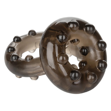 All Star Black Textured Enhancer Ring – Stretchy Stamina Booster