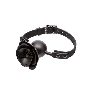 CalExotics Forbidden Removable Rose Silicone Ball Gag – Adjustable & Breathable
