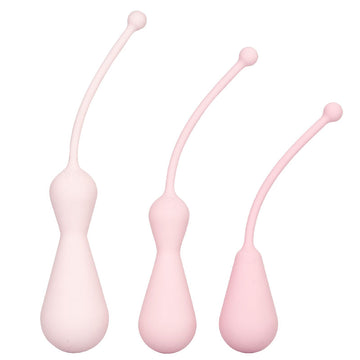 Inspire Weighted Silicone Kegel Training Kit – 3-Piece Pelvic Muscle Strengthener