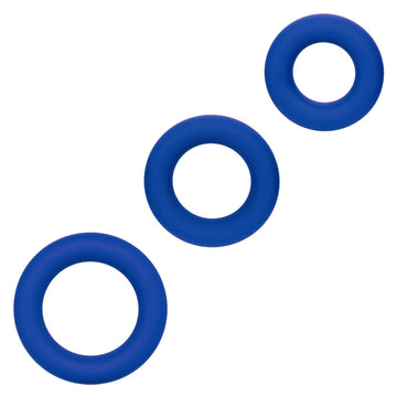 Admiral Universal Cock Ring Set – 3 Silicone Rings for Erection Control