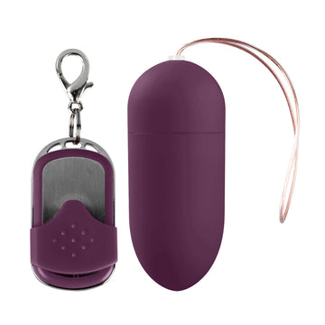 10-Speed Big Remote Control Vibrating Egg – Purple Wireless Love Egg