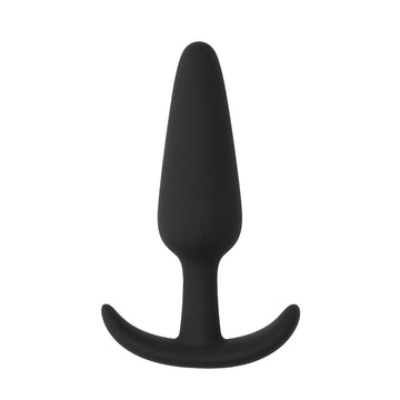 Beginners Size Slim Butt Plug Black – Medical-Grade Silicone Anal Plug