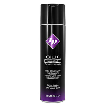 ID Silk Natural Feel Water-Based Lubricant 8.5 oz – Silky Smooth & Nourishing