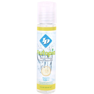 ID Frutopia Banana Flavoured Lubricant 30ml – Travel Size, Vegan & Sugar-Free