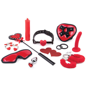 Heartbreaker 10-Piece Bondage Kit – Romantic Red Theme