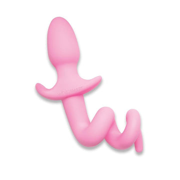 Silicone Piggy Tail Butt Plug – Cute Curly Tail & Body-Safe Design