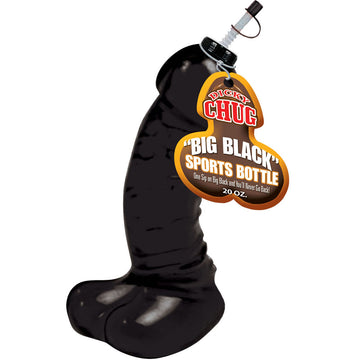 Dicky Chug Big Black 20 oz Sports Water Bottle – Sealable Straw