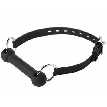 Mr. Ed Lockable Silicone Horse Bit Gag – Adjustable BDSM Mouth Restraint