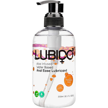 Lubido 250ml Paraben-Free Anal Water-Based Lubricant – Thick & Soothing