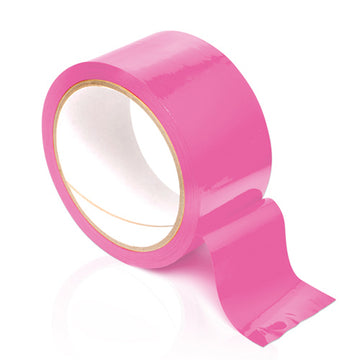 Bondage Tape Pink Gloss 2-Inch Wide – Self-Cling, Painless & Vibrant Restraint Tape
