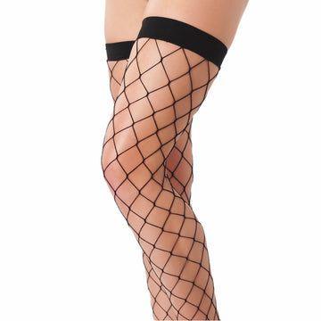 Black Fishnet Stockings – Classic Sexy Sheer Hosiery
