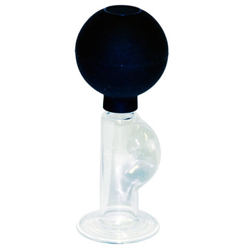 Small Clear Glass Nipple Pump – Gentle & Precise Nipple Stimulator