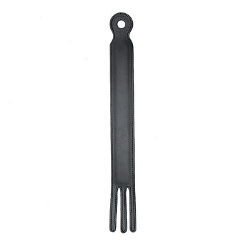 Fork Paddle – Genuine Leather Triple Tongue Whip with Metal Core