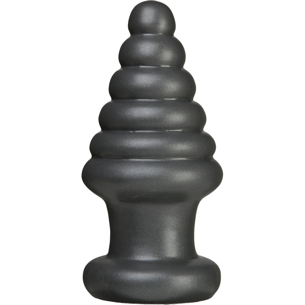 American Bombshell Destroyer Large Butt Plug – Bulbous Ribbed PVC