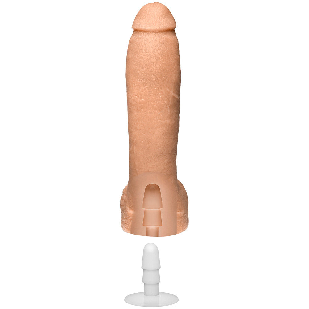Jeff Stryker 10-Inch Realistic Dildo with Suction Cup Base – Flesh Pink