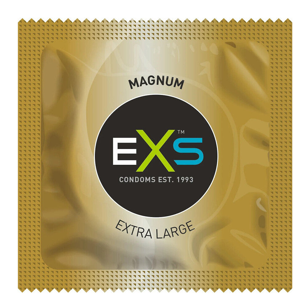 EXS Magnum Large Size Condoms – 12 Pack, Vegan & Cruelty-Free