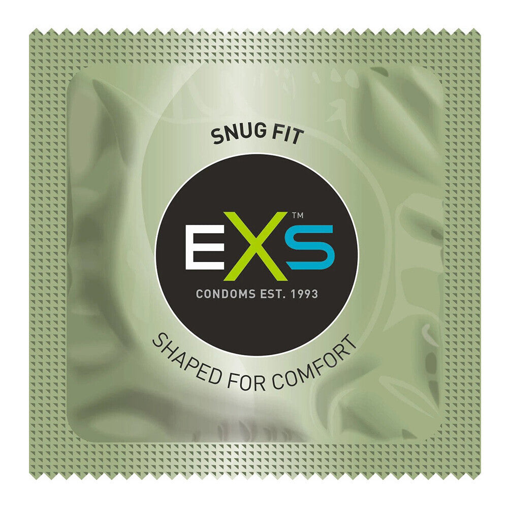 EXS Snug Fit Closer Fitting Condoms – 12 Pack, Vegan & Cruelty-Free