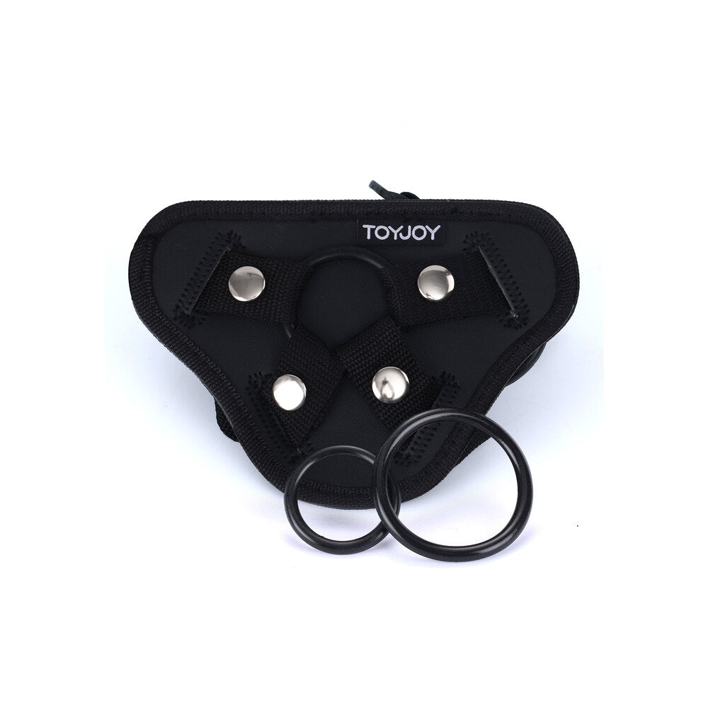 Get Real Adjustable Strap-On Harness with Silicone Rings