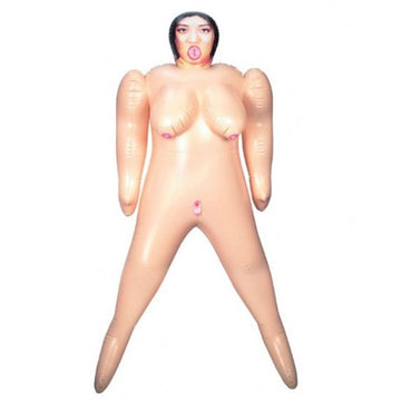 Fatima Fong Inflatable Spanking Love Doll – Life-Size with 3 Holes, Flesh Pink