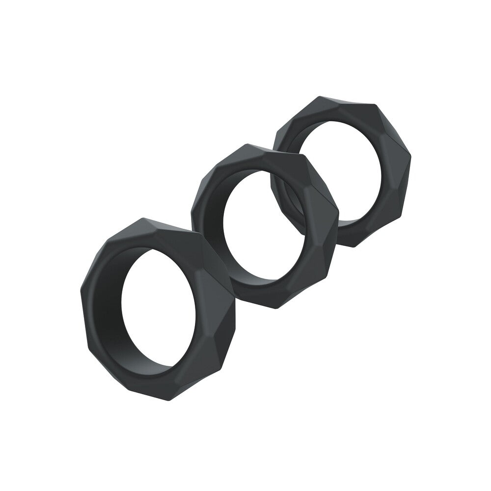 Hidden Desire Heavy Silicone C-Ring Set – Enhance Erection & Sensitivity