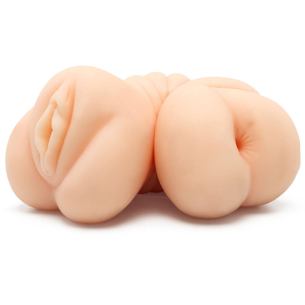 Bangers Snug Double Pussy and Ass Realistic Masturbator – Dual Orifice TPR Pleasure Toy