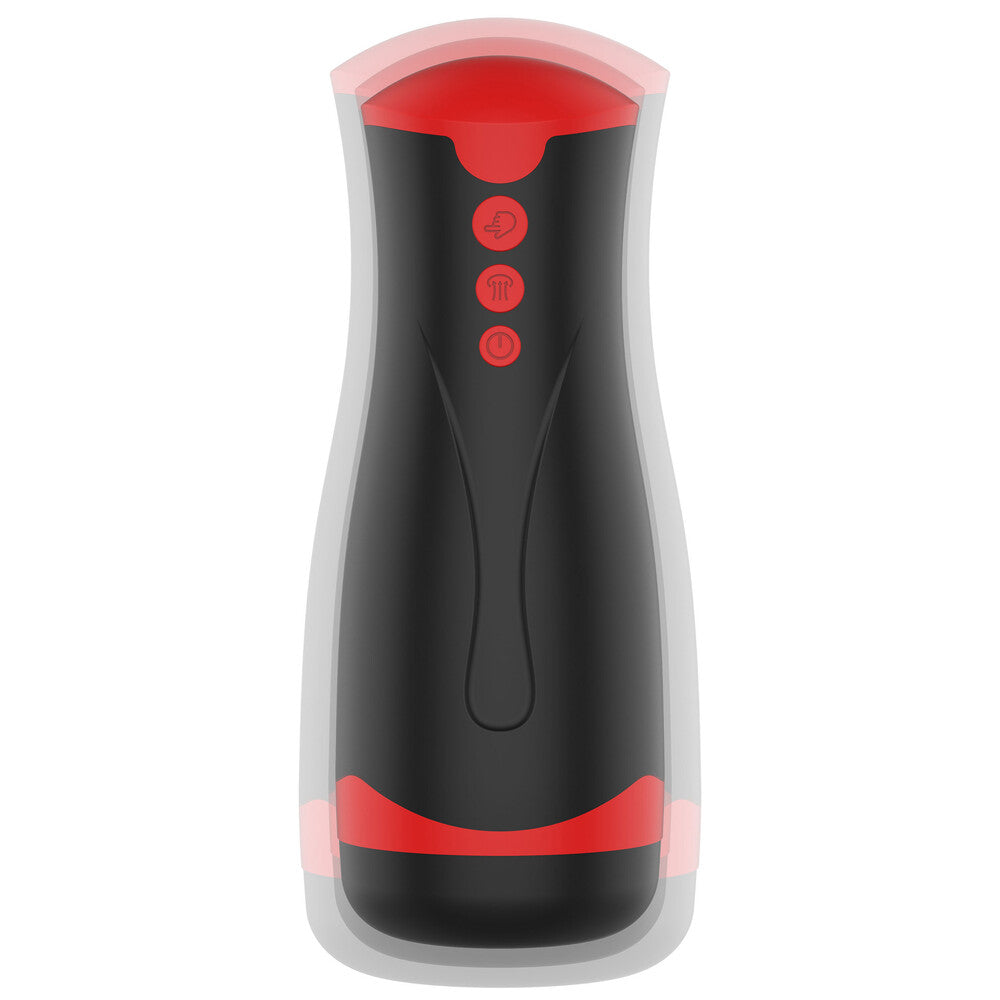 Hidden Desire Fusion X Deep Squeeze Masturbator – Textured & Vibrating Sleeve